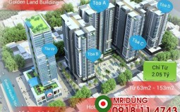 Bán căn 06 129m2 chung cư Golden Land 275 Nguyễn Trãi
