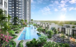 Tiện ích xanh bể bơi chung cư Sky Oasis Ecopark
