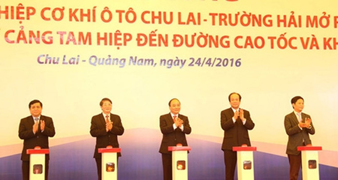 Hơn 30.000 tỷ đầu tư KCN cơ khí ô tô Chu Lai–Trường Hải