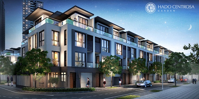 Bốn điểm “hút” khách của khu nhà phố hạng sang HADO Centrosa Garden