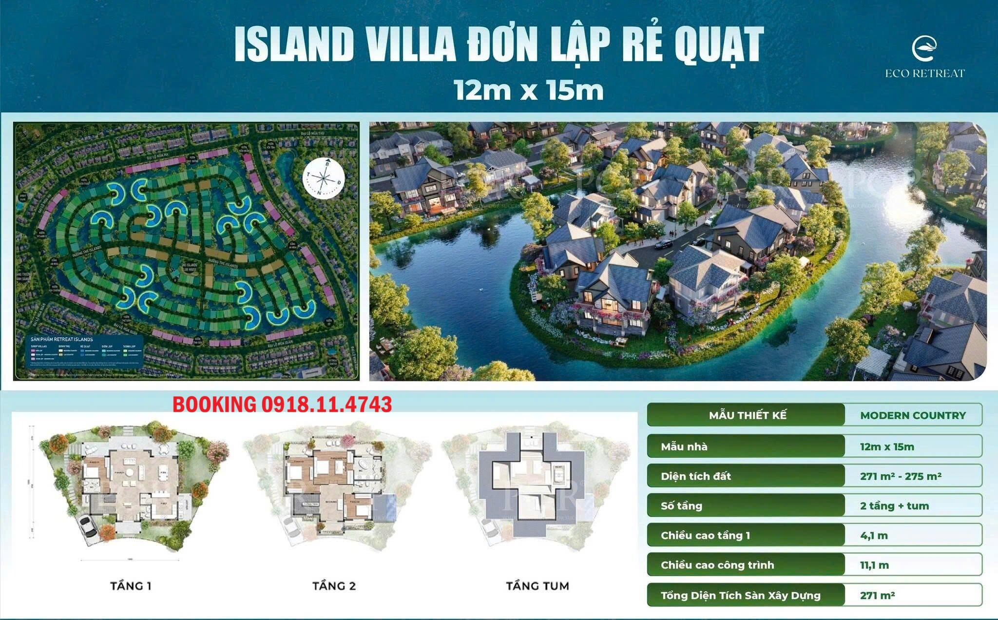 ĐƠN LẬP RẺ QUẠT ECO RETREAT