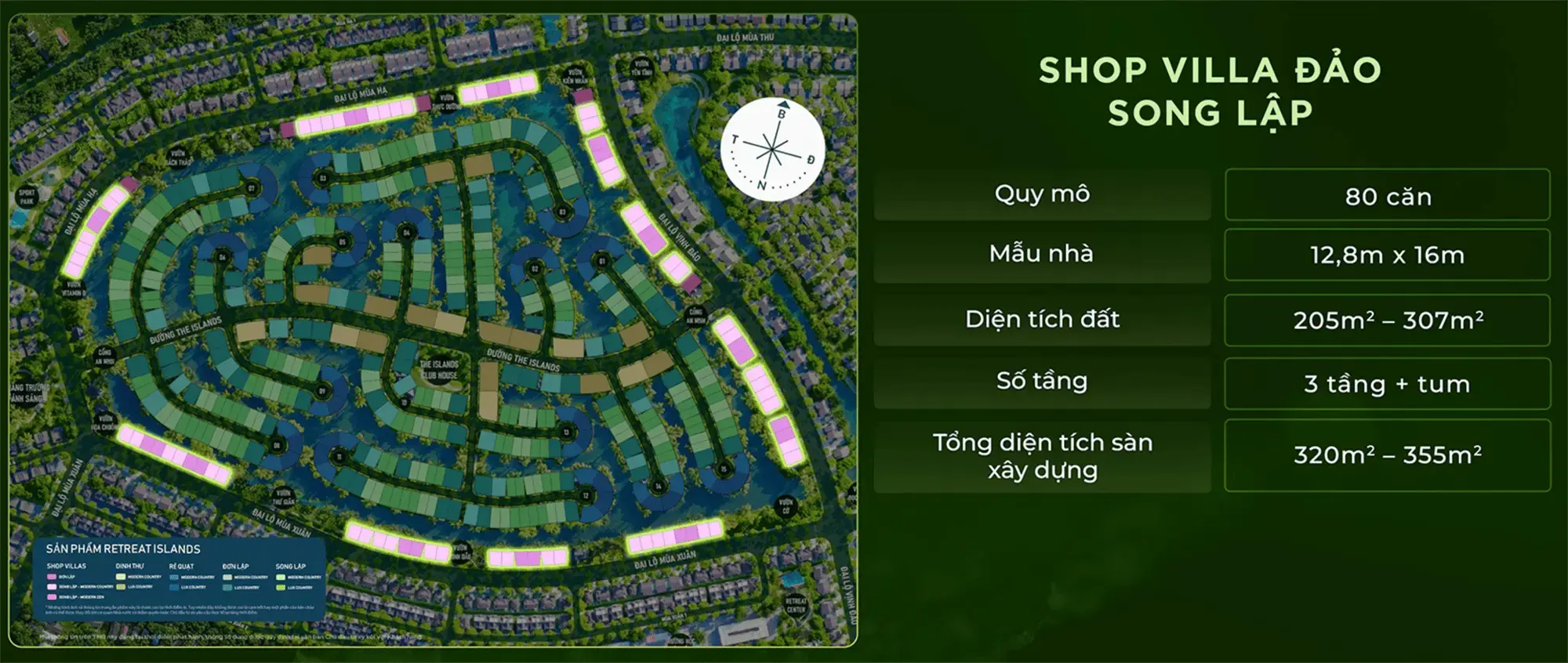 shophouse biệt thự đảo eco retreat