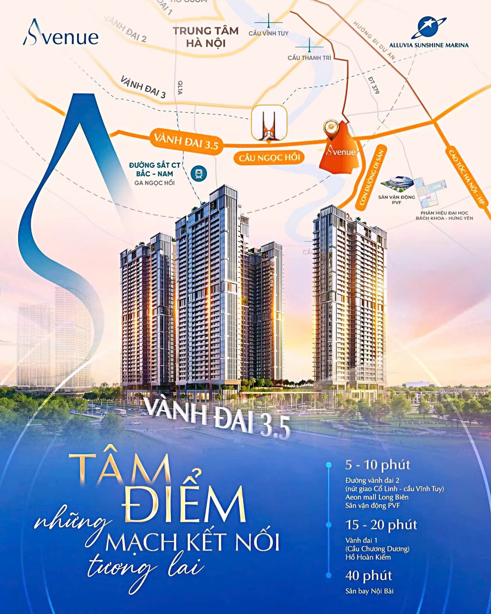 Vị trí chung cư Avenue Alluvia City