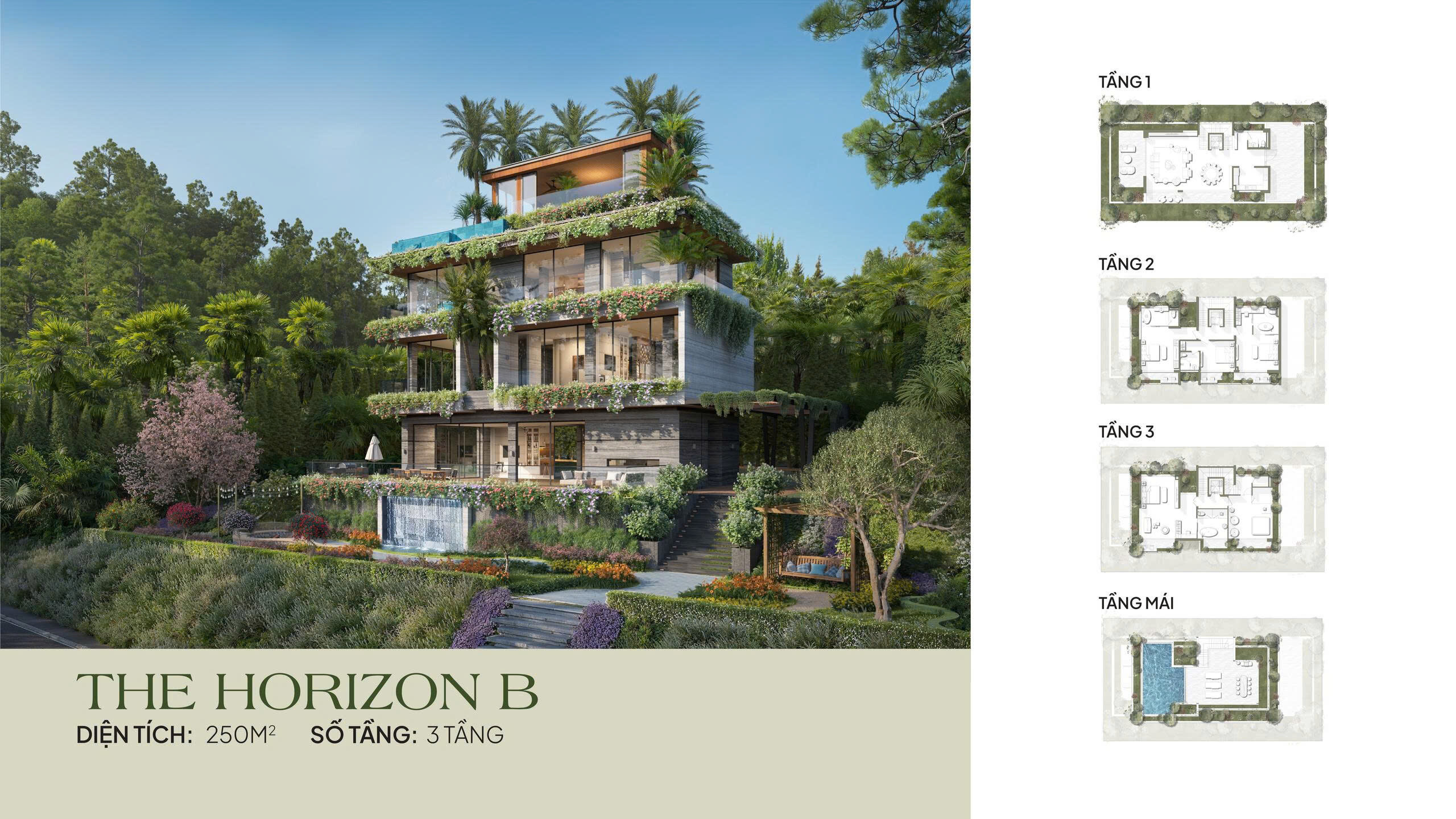 Mặt bằng The Horizon B Flamingo Hồ Núi Cốc
